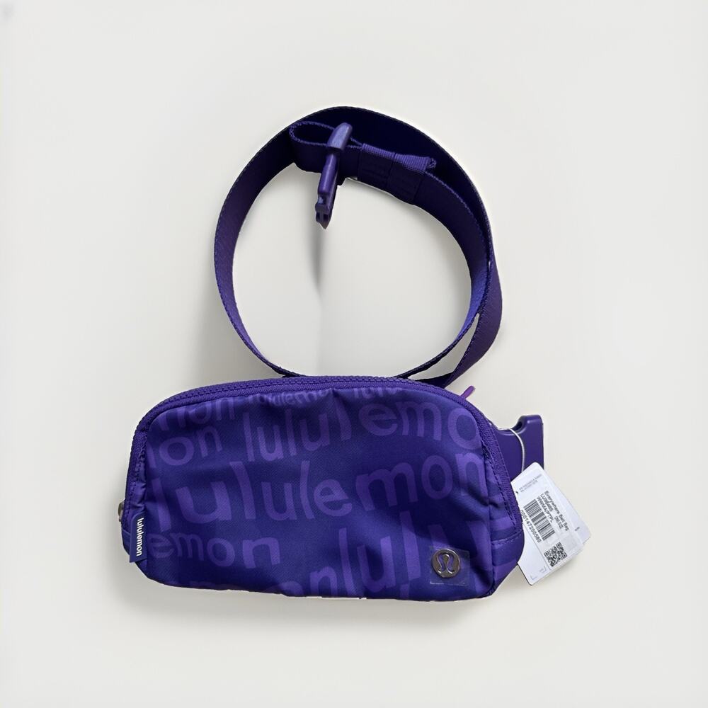 Lululemon Everywhere Beltโ Bag Atomic Purple Wobbley Wordmark NWT